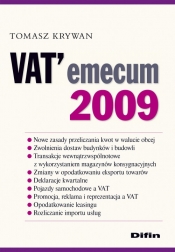 VAT`emecum 2009 - Tomasz Krywan